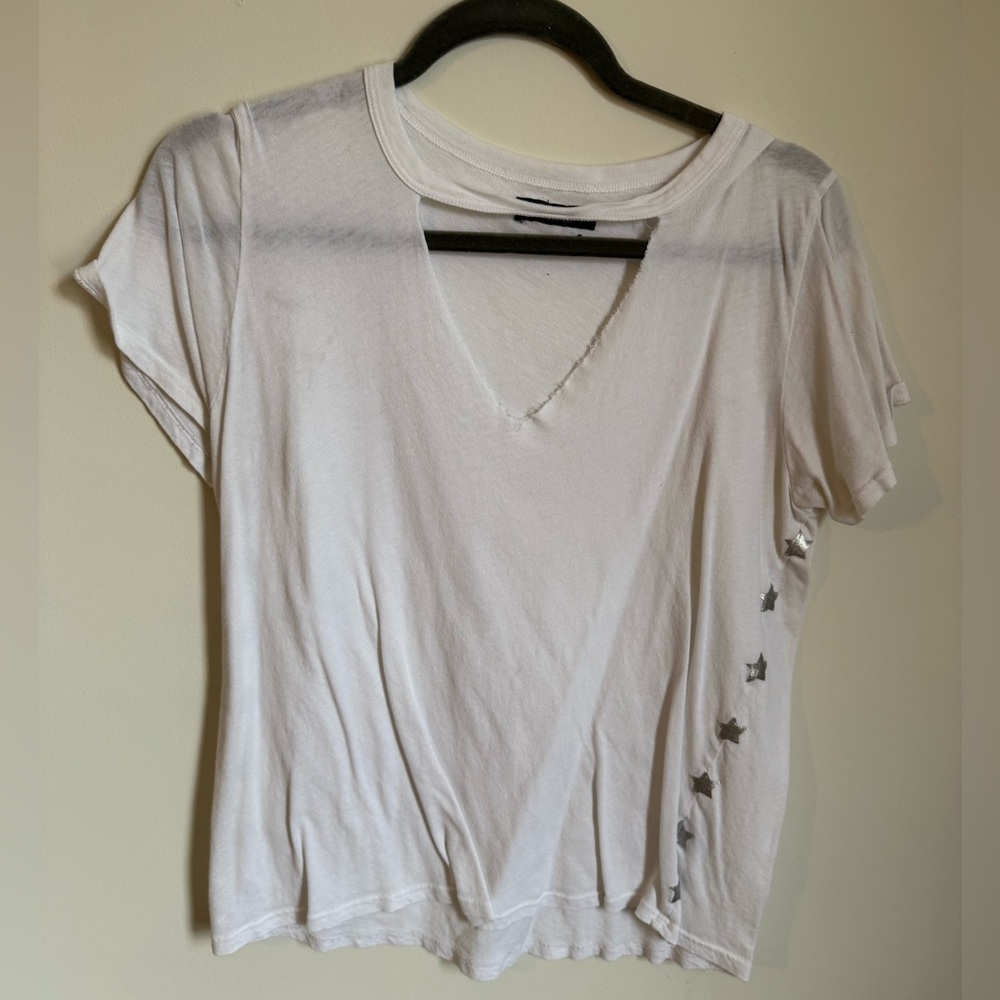 Michael Lauren stars cutout tee